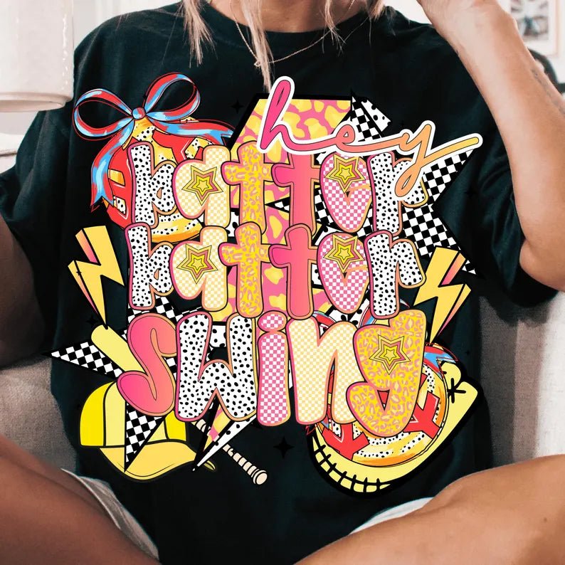 Retro Batter Swing Softball