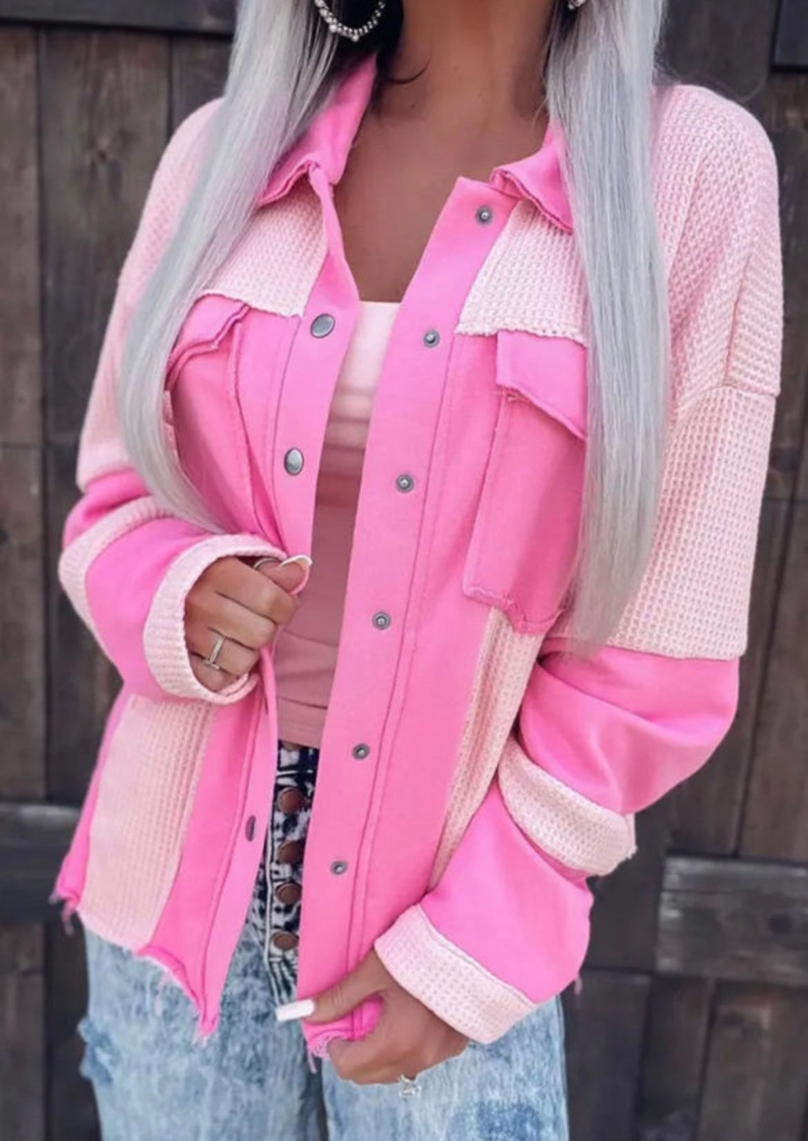 Waffle Shacket