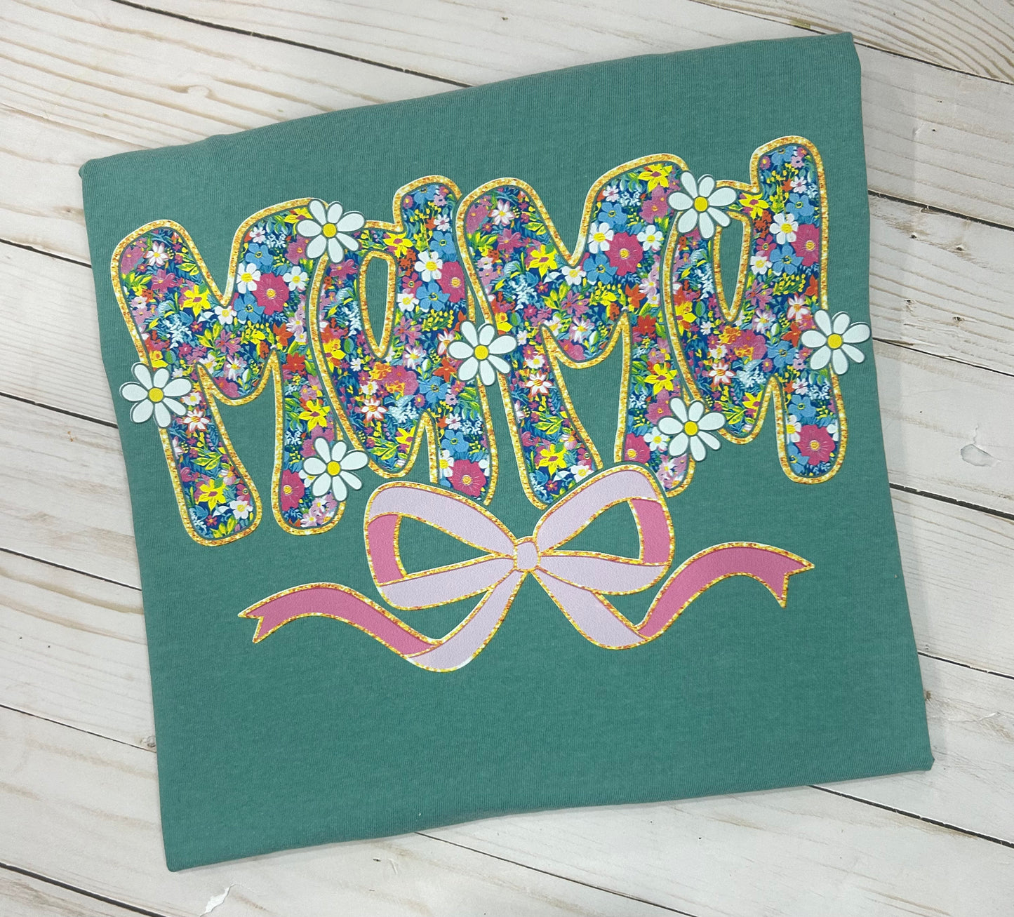 Mama Floral Bow