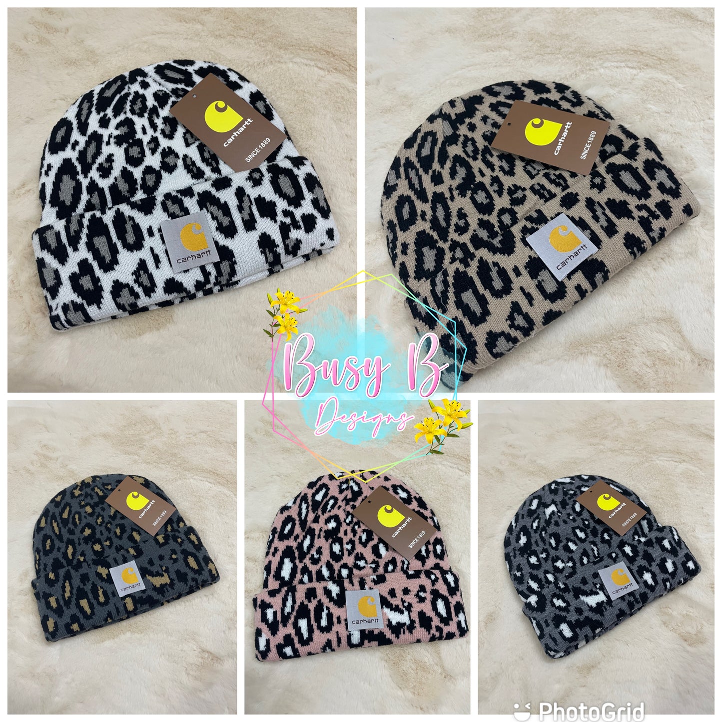 Leopard Beanie