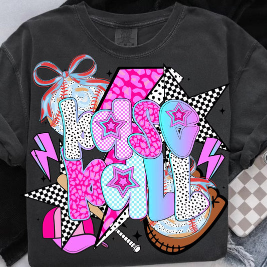Neon Retro Baseball