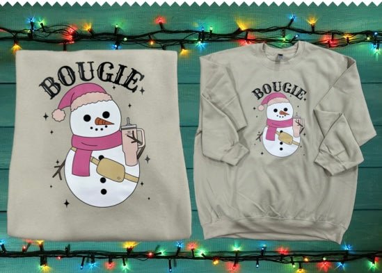 Bougie Snowman Crewneck