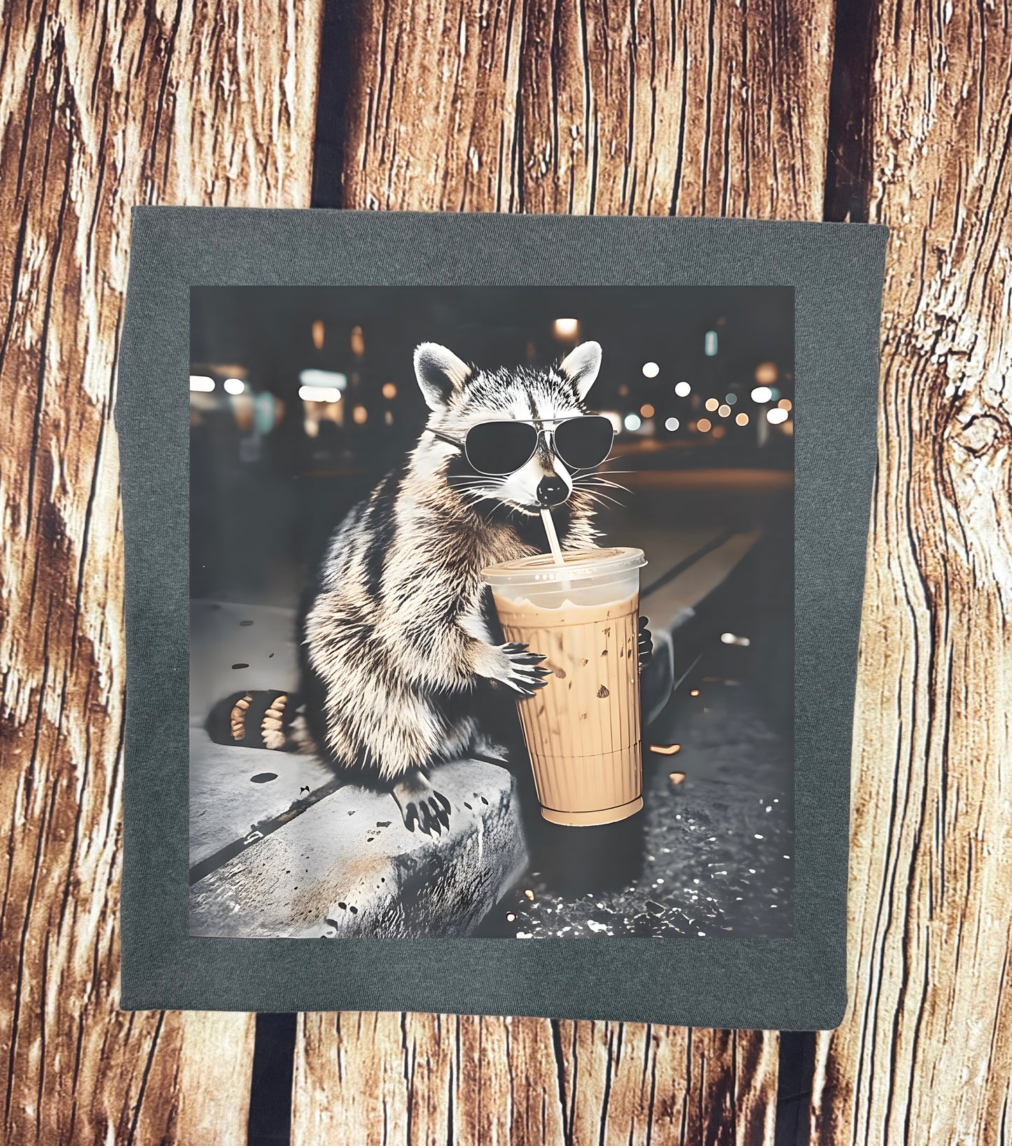 Raccoon Aviators Iced Coffee