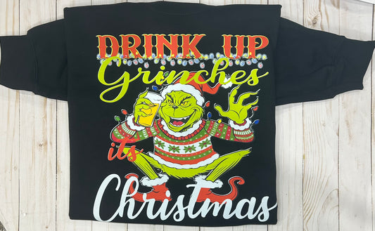 Drink Up Green Guy It’s Christmas