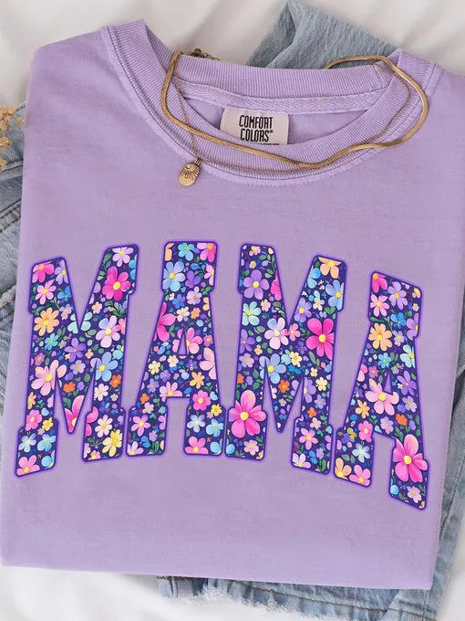 Purple Floral Mama